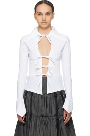 Paula Canovas Del Vas Chemise blanche à attaches