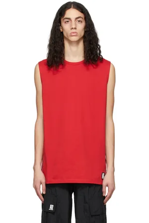 Balmain T-shirt rouge à logo