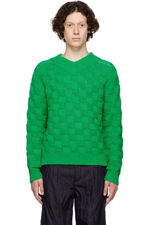 Bottega Veneta Pull vert en nylon