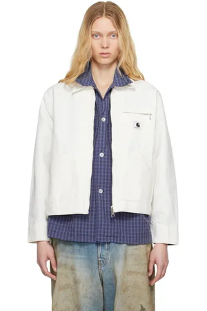 Carhartt Blouson OG Detroit blanc cassé