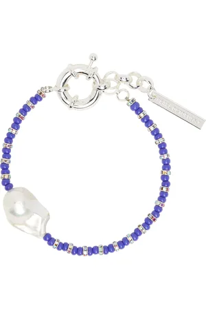 Pearl Octopuss. Y Bracelet Picasso bleu à perles