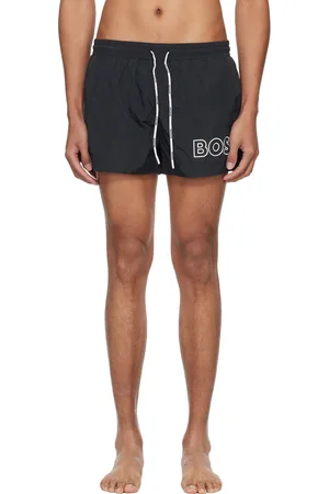 HUGO BOSS Maillot de bain noir à logo