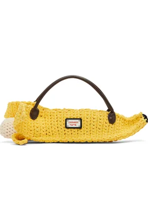 Charles Jeffrey Loverboy Sac en forme de banane jaune