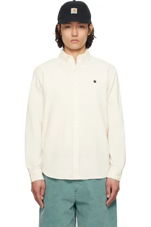 Carhartt Chemise blanche en velours côtelé fin - Madison