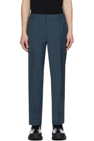 Helmut Lang Pantalon Core bleu marine