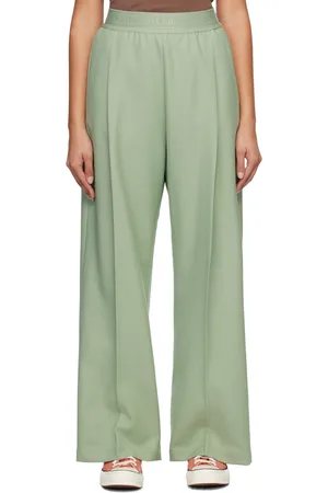 Stockholm Surfboard Club Pantalon vert à plis