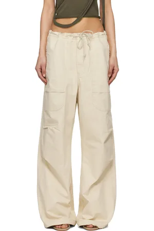 Entire Studios Pantalon cargo Barren blanc cassé
