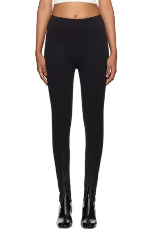 WARDROBE.NYC Legging noir à fentes à glissière