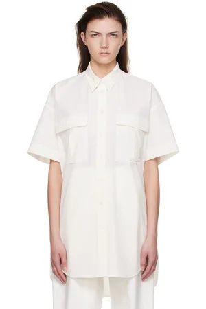 Gia Studios Chemise blanche en nylon