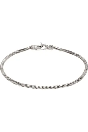 TOM WOOD Bracelet-chainette serpentine fine argenté
