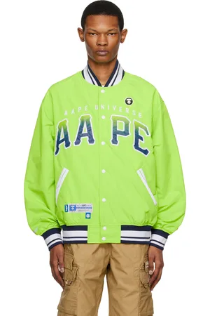 A Bathing Ape Blouson aviateur réversible vert