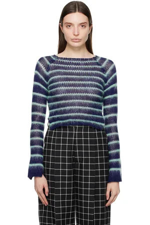 Marni Pull bleu à rayures