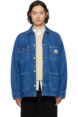 Carhartt Blouson ouvrier OG bleu en denim