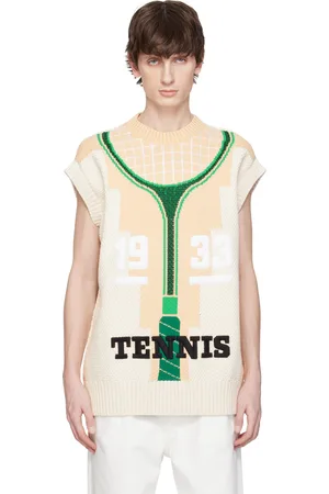 Lacoste Gilet beige à image - Runway