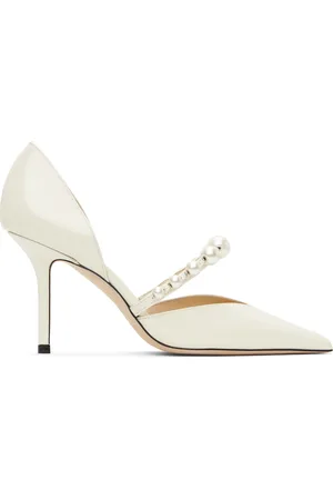 Jimmy Choo Chaussures à talon Aurelie 85 blanc cassé