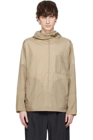 Document Blouson de style chemise kaki en nylon à capuche