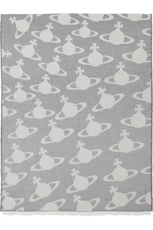 Vivienne Westwood Écharpe Hilma grise à motif à orbes