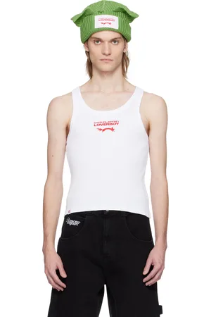 Charles Jeffrey Loverboy Débardeur blanc à logo