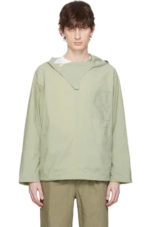 Document Blouson de style chemise kaki en nylon à capuche