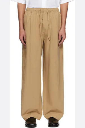 STUDIO NICHOLSON Pantalon Sonny brun clair