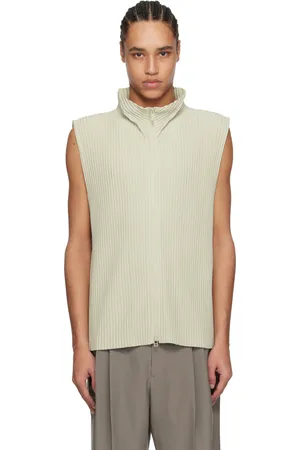 Issey Miyake Gilet Monthly Color March gris