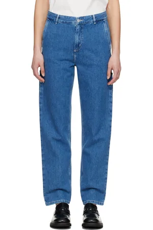 Carhartt Jean droit Pierce bleu