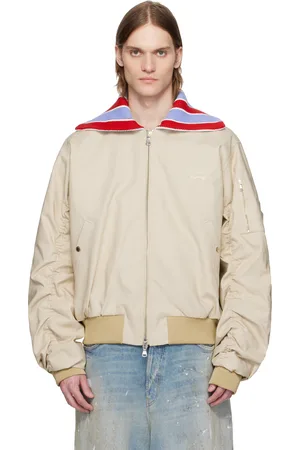 Charles Jeffrey Loverboy Blouson aviateur à col en tricot