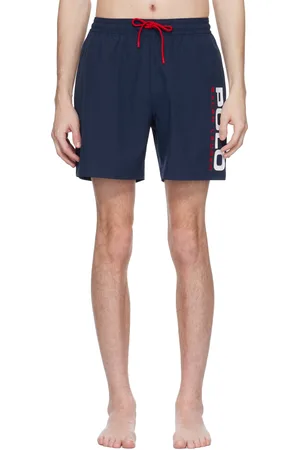 Ralph Lauren Maillot de bain Traveller bleu marine à entrejambe de 14,5 cm