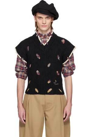 Vivienne Westwood Pull gris à effet usé