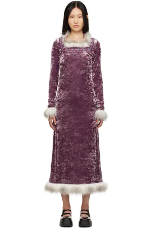 Anna Sui Robe Princess Audrey mauve