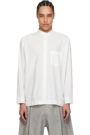 Issey Miyake Chemise Streamline blanche