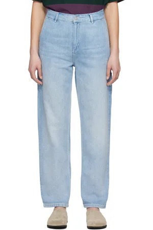 Carhartt Jean droit Pierce bleu