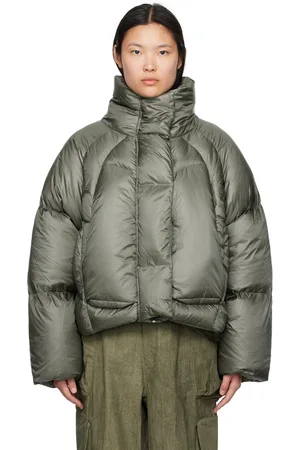 Entire Studios Blouson UVR kaki rembourré en duvet