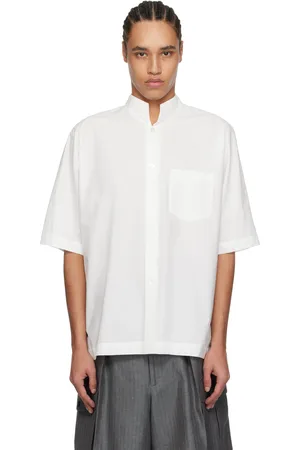 Issey Miyake Chemise Streamline blanche