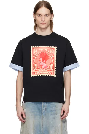 Charles Jeffrey Loverboy T-shirt Turn Up noir