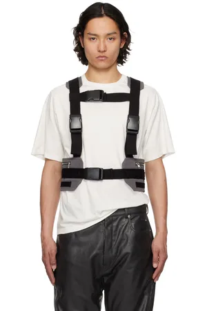 Rick Owens Veste de style harnais grise - Hollywood BONOTTO
