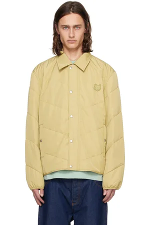 Maison Kitsuné Blouson beige à glissière