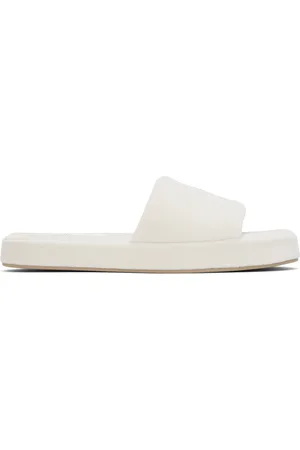 The Row Pantoufles Pillow blanc cassé