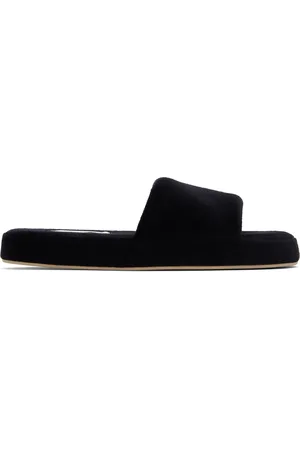 The Row Pantoufles Pillow noires