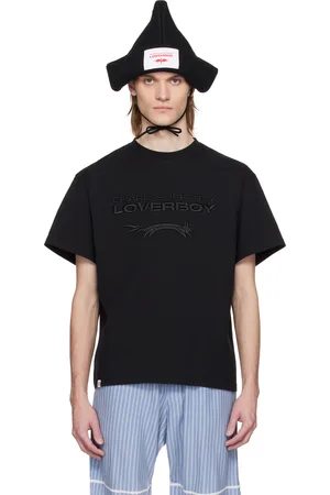 Charles Jeffrey Loverboy T-shirt noir à logo