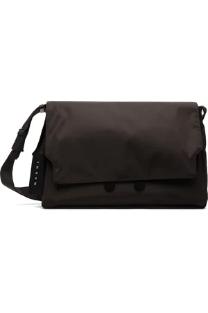 Marni Sac à bandoulière Cityscape brun en CORDURA®