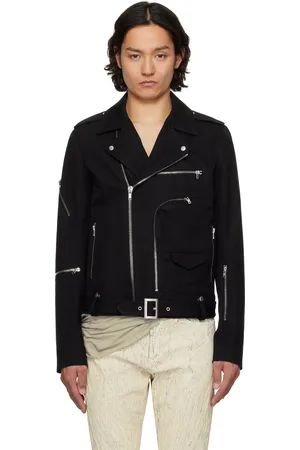 Rick Owens Blouson Stooges noir à poche Bauhaus - Hollywood BONOTTO