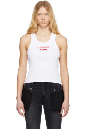 Charles Jeffrey Loverboy Débardeur blanc à logo