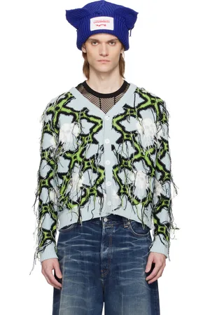 Charles Jeffrey Loverboy Cardigan Guddle bleu