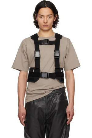 Rick Owens Veste de style harnais noire - Hollywood BONOTTO
