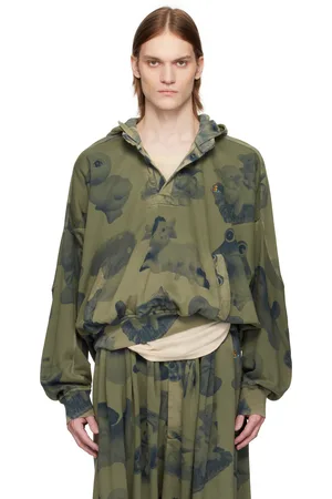 Vivienne Westwood Pull à capuche de style baseball vert
