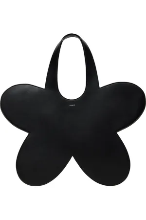 COPERNI Cabas en forme de fleur noir