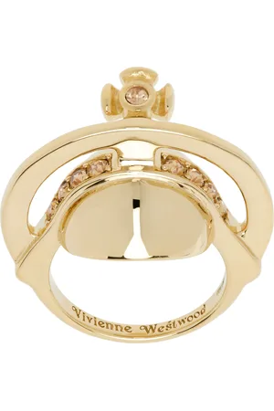 Vivienne Westwood Bague dorée à orbe