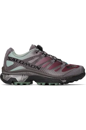 Salomon Baskets XT-4 OG bourgogne et vert
