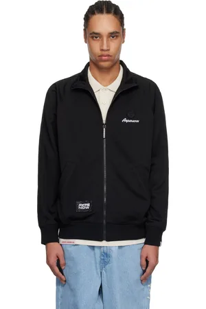 A Bathing Ape Pull noir à glissière et à logo AAPE Now